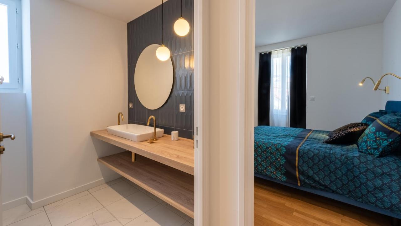 L'art déco : T3 à Rodez, 2 Places Parking Privé, Terrasse Exterior foto