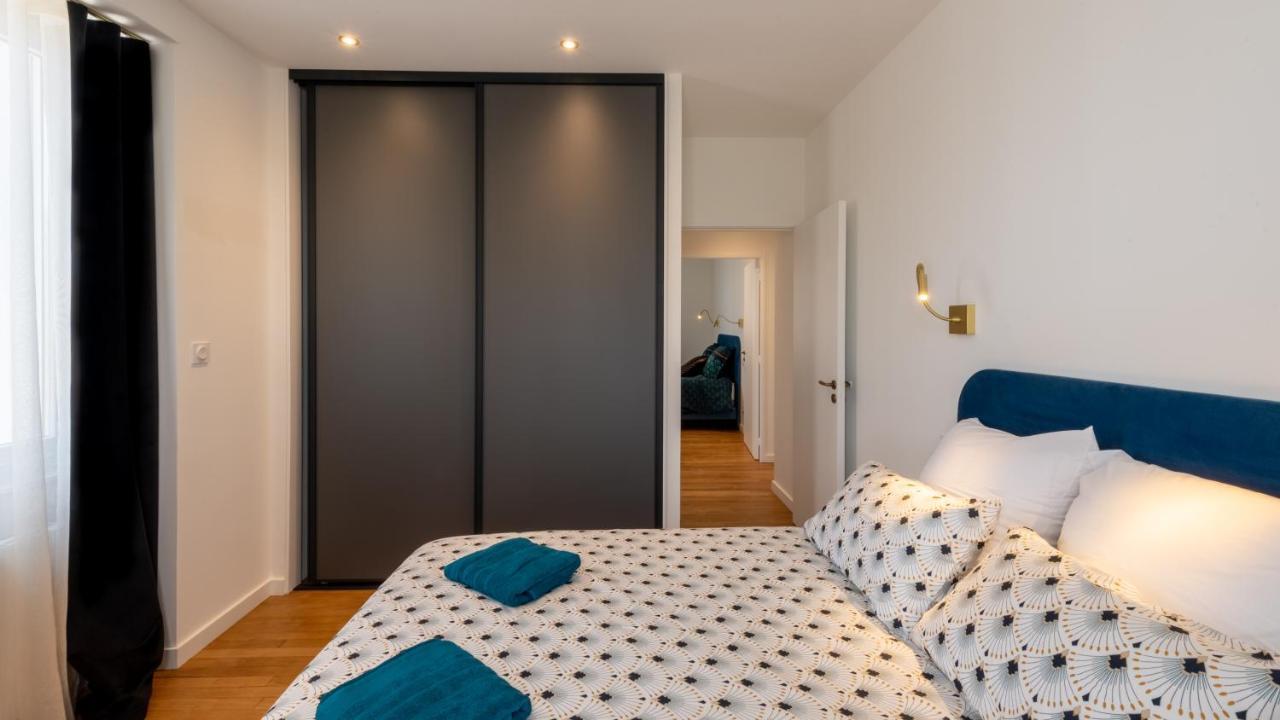 L'art déco : T3 à Rodez, 2 Places Parking Privé, Terrasse Exterior foto